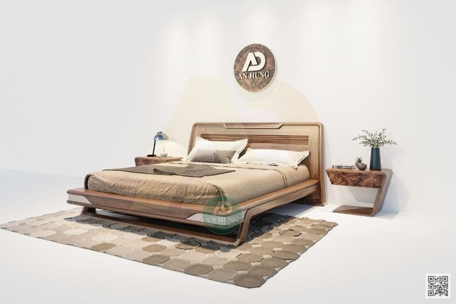 Giường &oacute;c ch&oacute; ch&acirc;n quỳ l&agrave; thiết kế hiện đại, phổ biến trong những năm gần đ&acirc;y