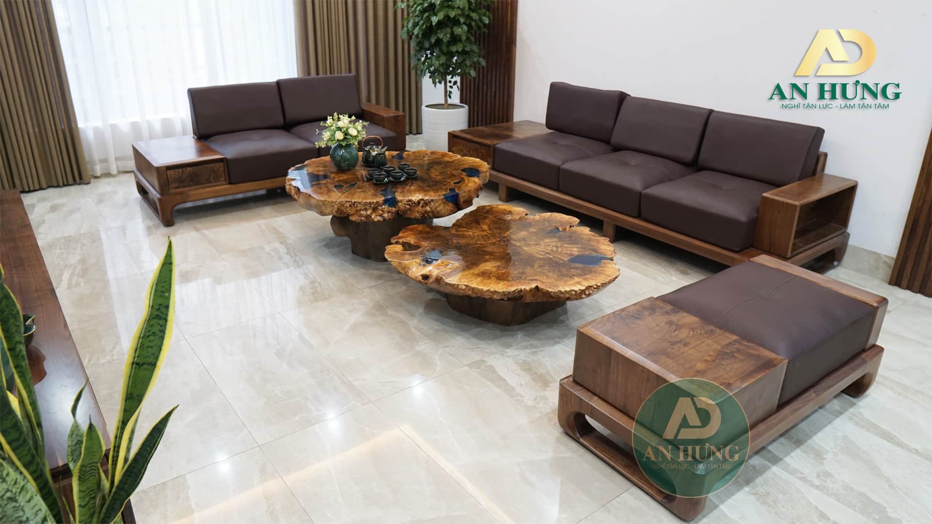 10+ Mẫu sofa gỗ đơn giản, nhỏ gọn cho phòng khách gia đình