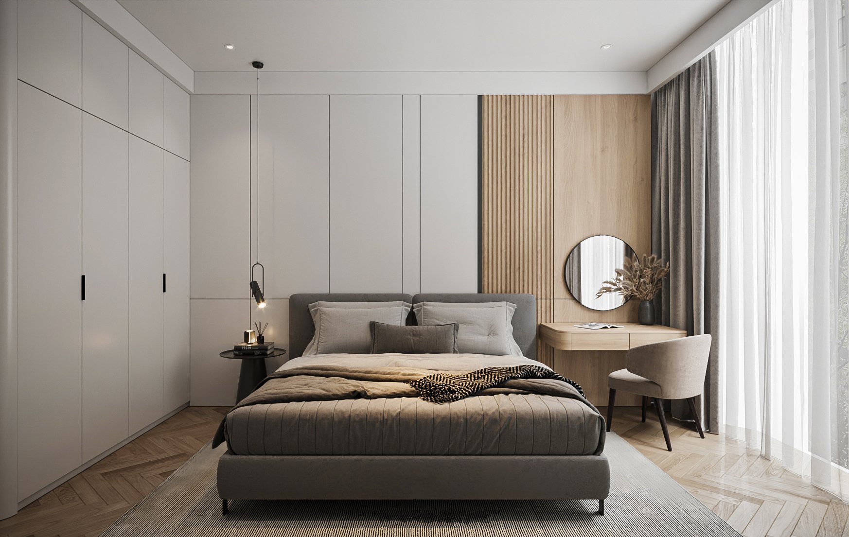 Gợi ý cách thiết kế và những mẫu nội thất phòng ngủ 20m2 đẹp nhất