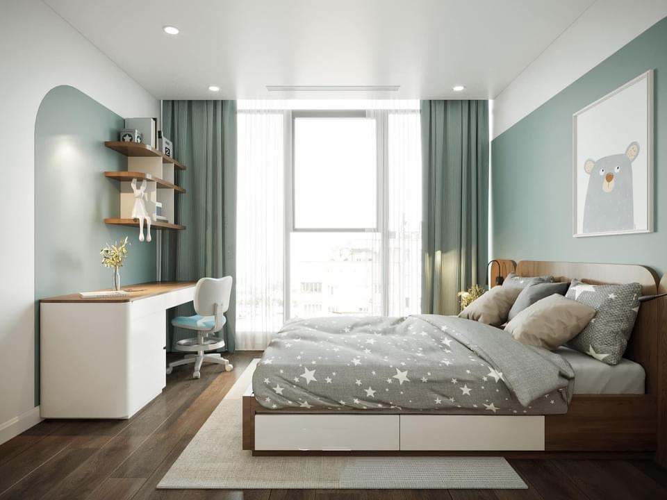 Giường có ngăn kéo cho phòng ngủ trẻ em