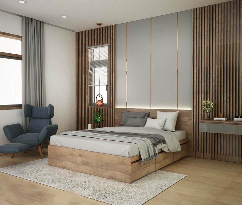Mẫu giường hộp hiện đại