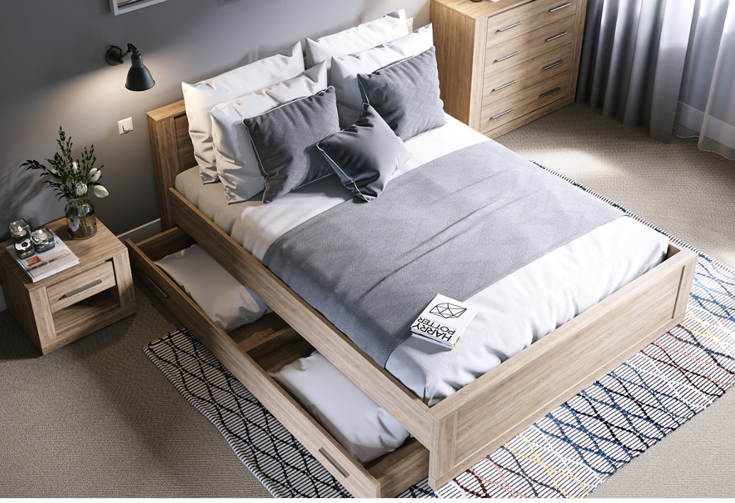 Mẫu giường bệt có ngăn kéo đẹp
