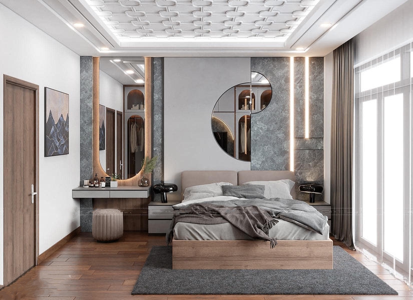 cách bố trí phòng ngủ nhỏ hợp lý