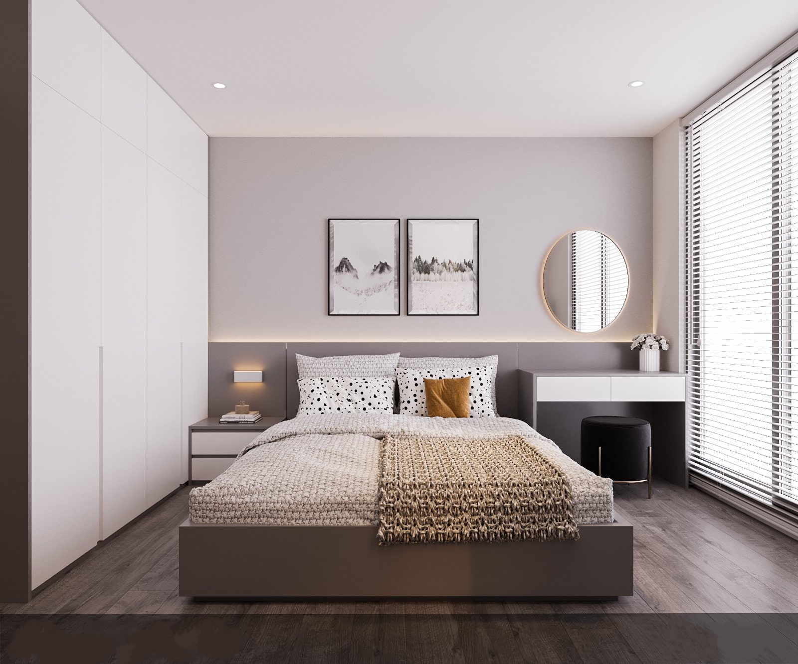 thiết kế phòng ngủ nhỏ đẹp 11