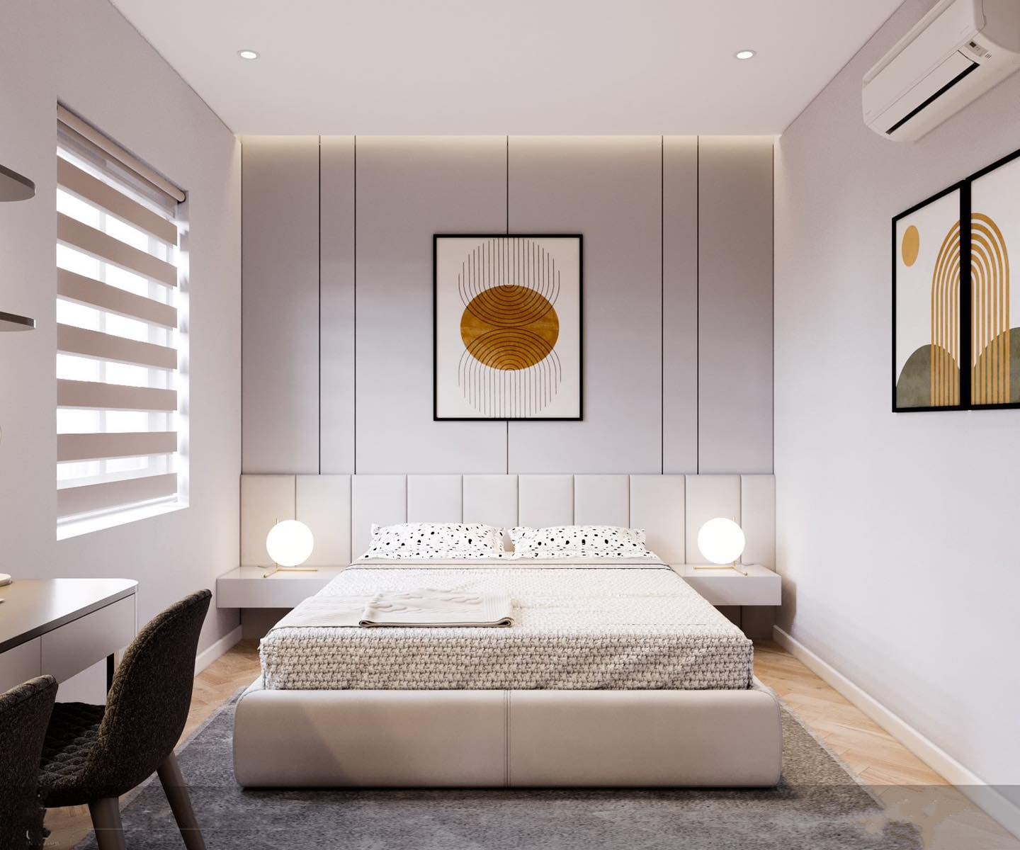 thiết kế phòng ngủ nhỏ đẹp 06