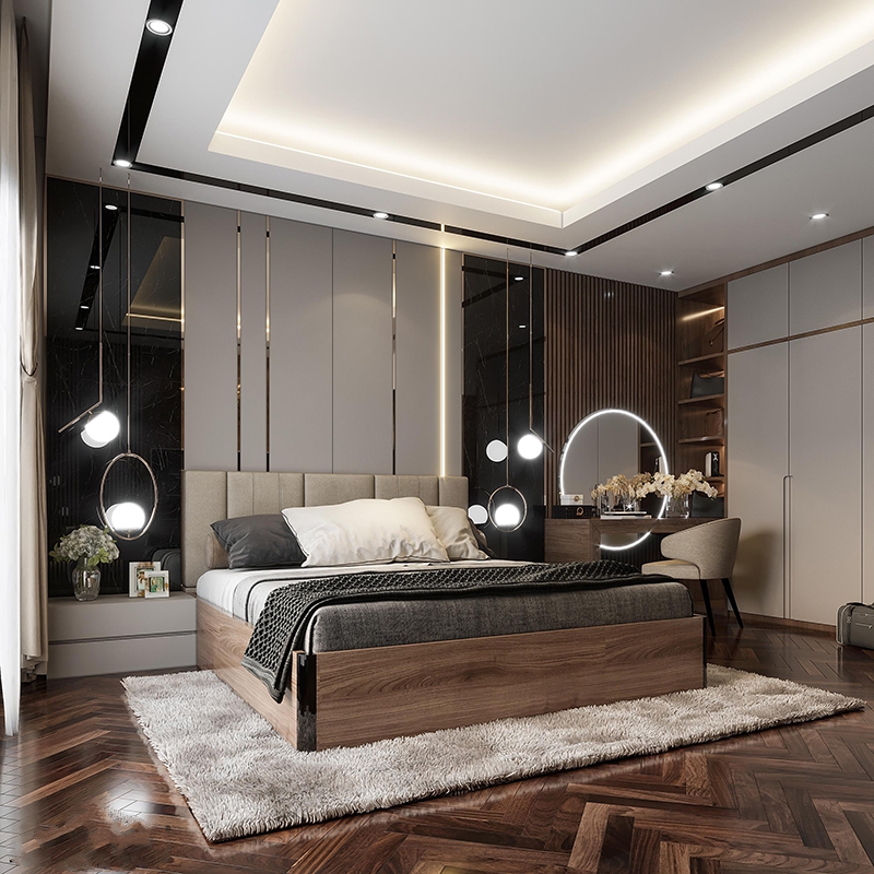sắp xếp đồ đạc trong phòng ngủ nhỏ