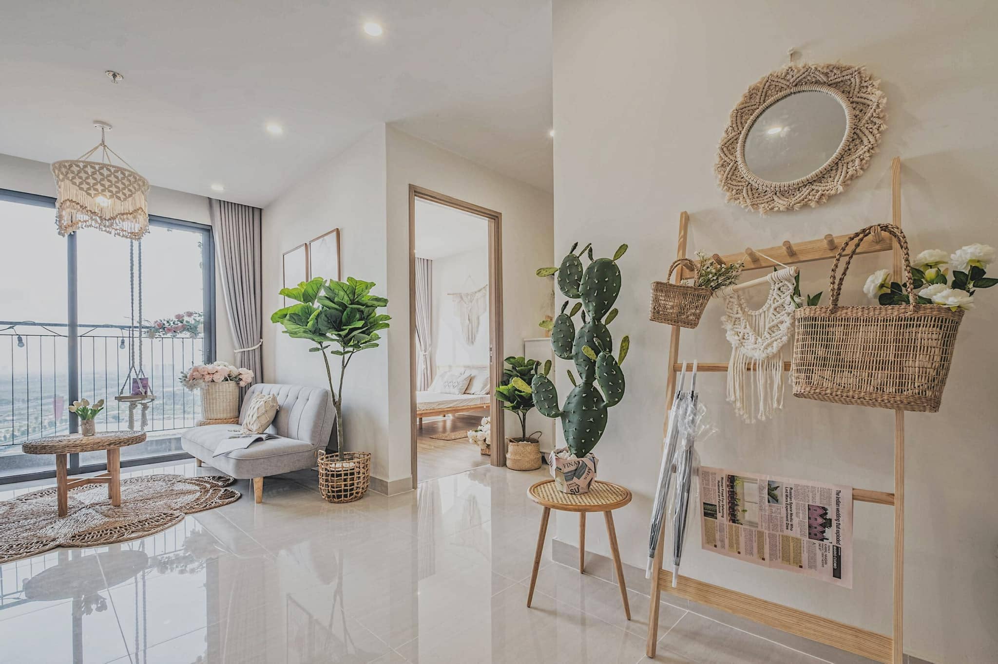 Thiết kế nội thất ph&ograve;ng kh&aacute;ch chung cư 3 ph&ograve;ng ngủ sang trọng, đẳng cấp