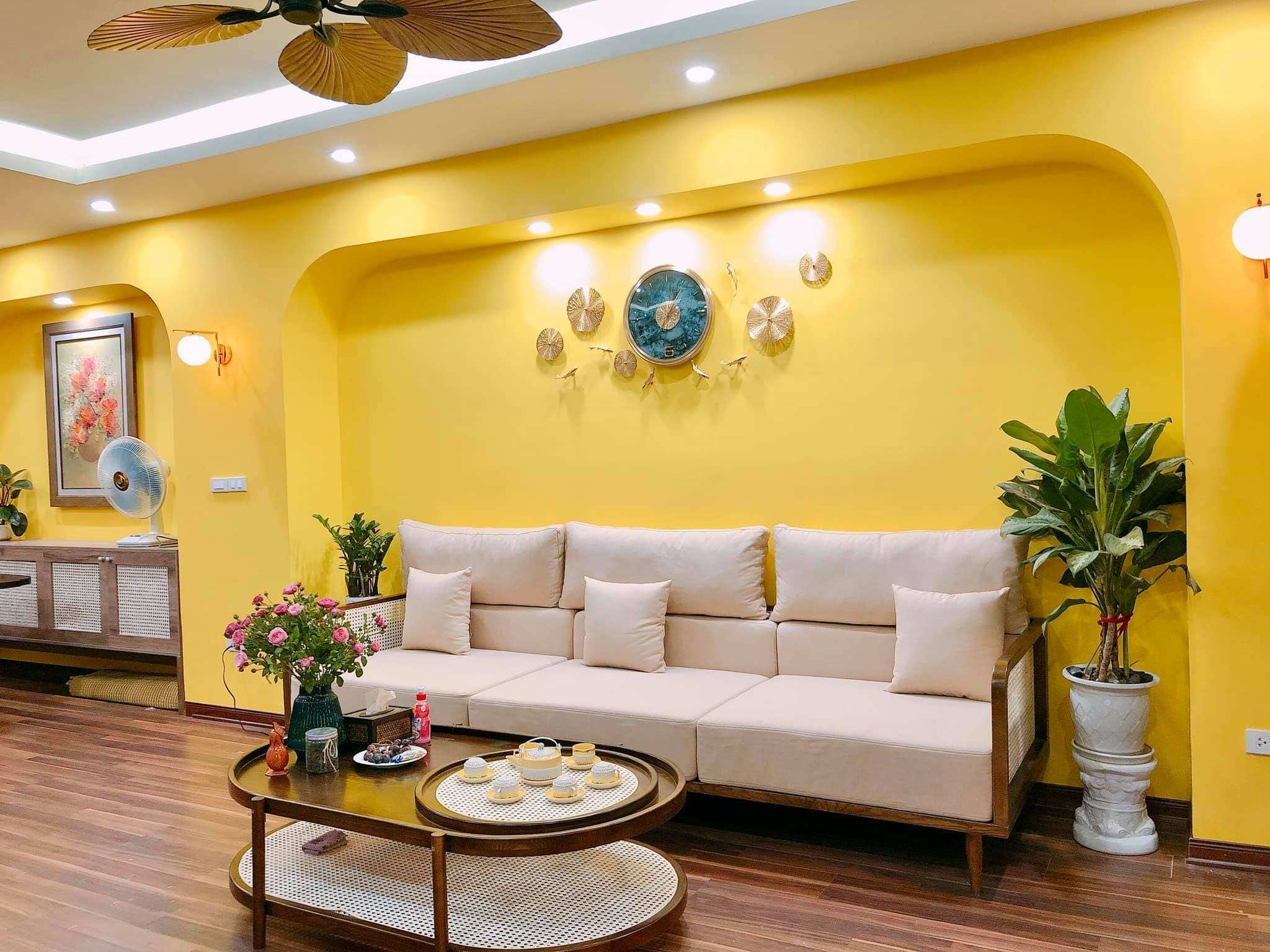 Thiết kế nội thất ph&ograve;ng kh&aacute;ch chung cư 3 ph&ograve;ng ngủ sang trọng, đẳng cấp