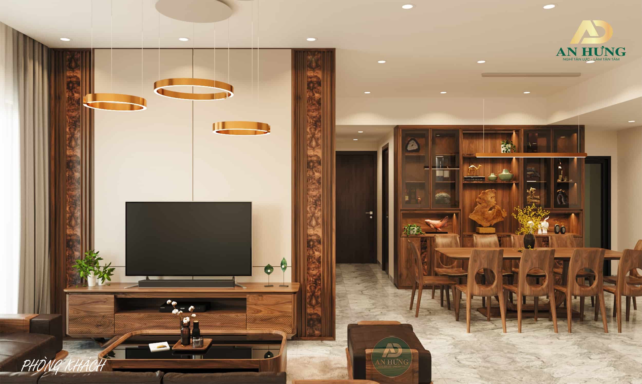 H&igrave;nh 2: Bố cục nội thất chung cư được sắp xếp h&agrave;i h&ograve;a v&agrave; tiện nghi, đ&aacute;p ứng c&ocirc;ng năng sử dụng