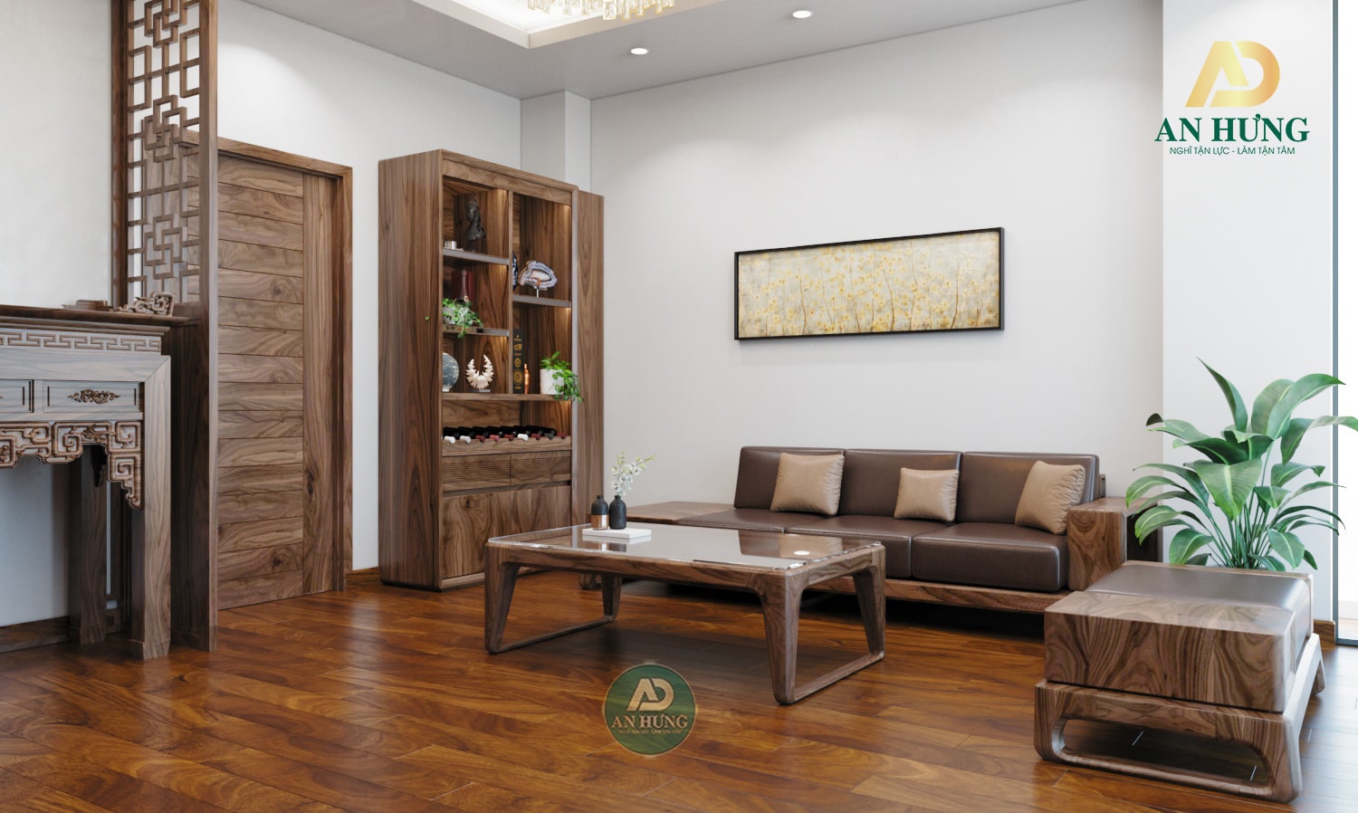 H&igrave;nh 1: Nội thất chung cư được bố tr&iacute; đơn giản nhưng vẫn đầy đủ tiện nghi