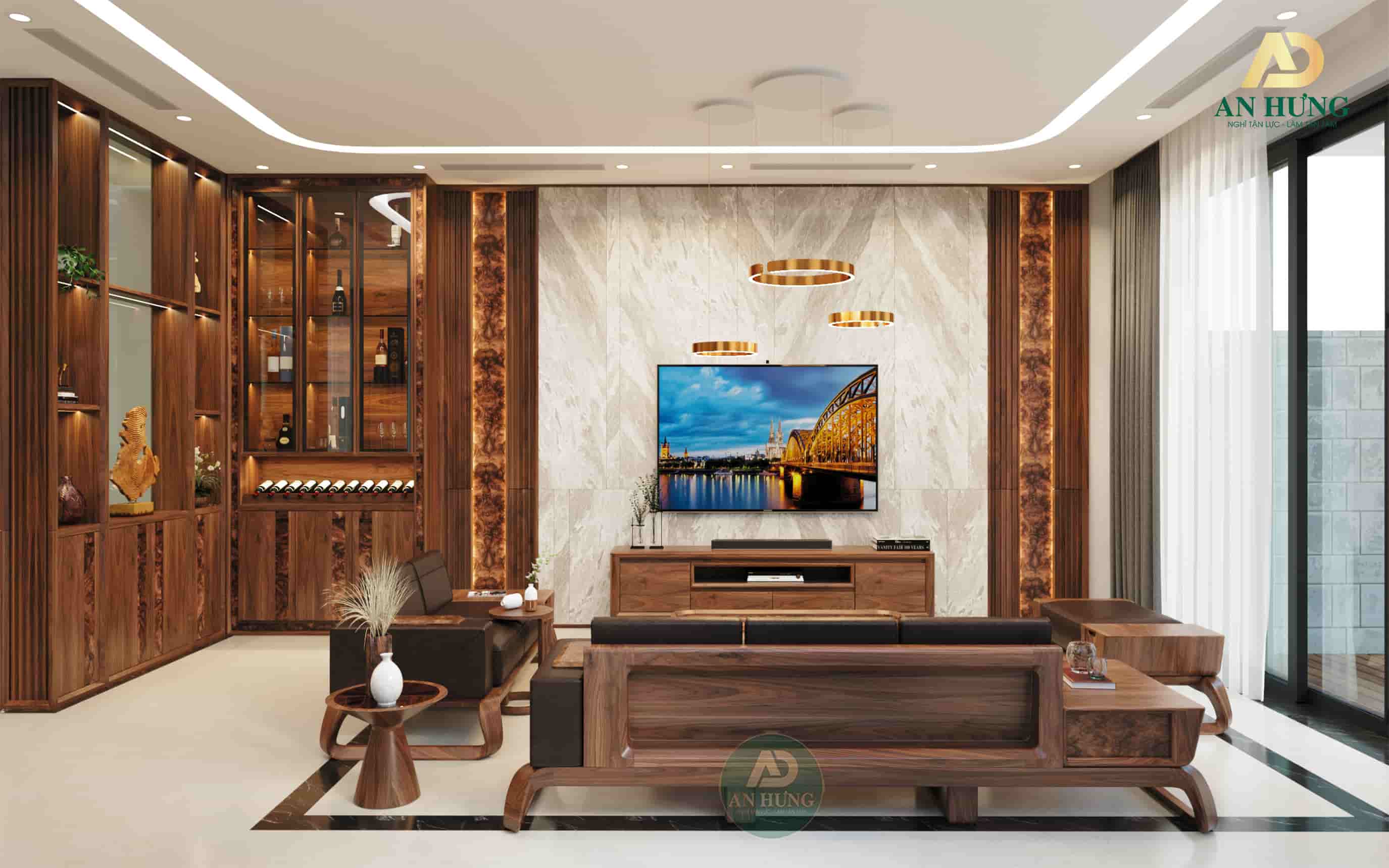 MẪU KỆ TIVI PHÒNG KHÁCH ĐẲNG CẤP - KTV88
