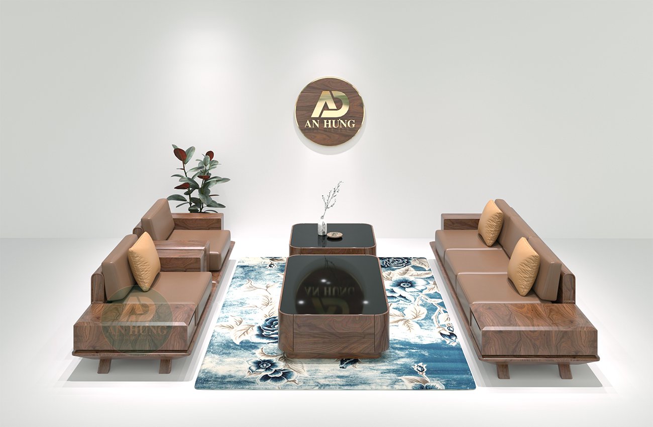 MẪU SOFA GỖ PHÒNG KHÁCH SANG TRỌNG - SPG83