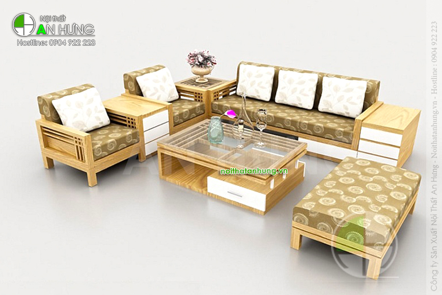 Những mẫu bàn ghế phòng khách gỗ sồi nga hiện đại nhất!!!