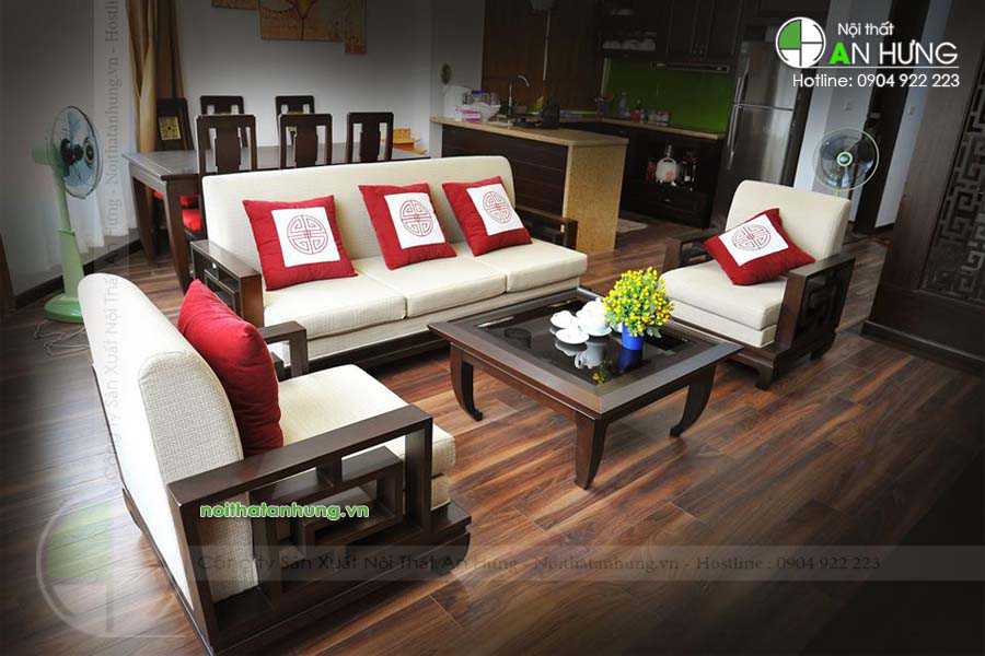 Những mẫu sofa gỗ có đệm cho không gian êm ái thoải mái và đầm ấm nhất!!!