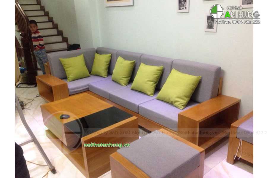 Những bộ sofa gỗ mini - cho phòng khách chung cư hiện đại và đầm ấm!!!
