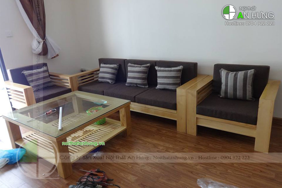 Những mẫu bàn ghế gỗ sofa gỗ phòng khách đẹp!