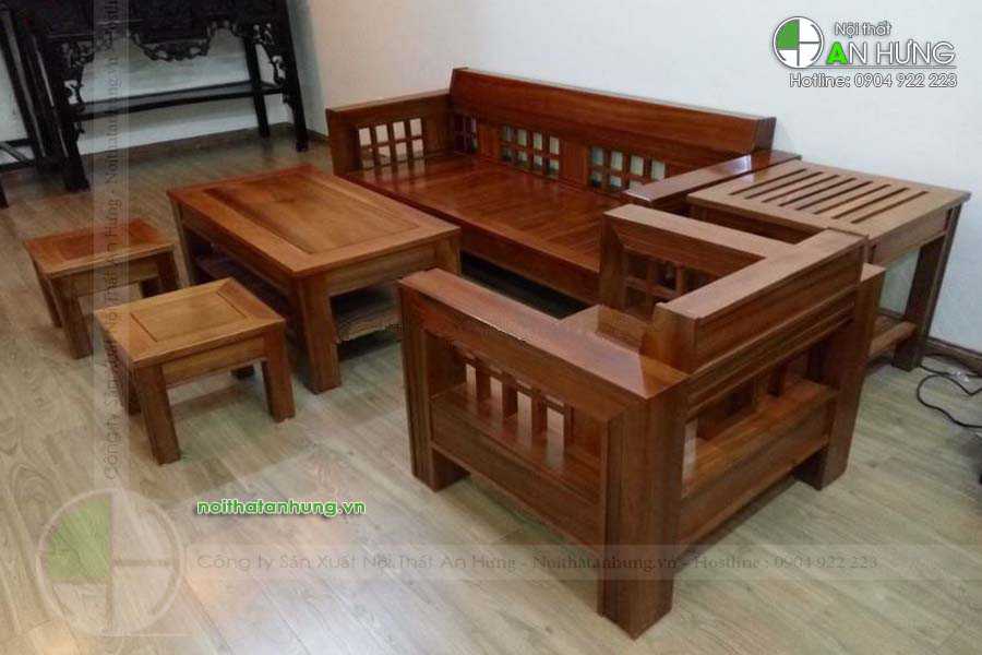 Những mẫu bàn ghế gỗ  phòng khách đơn giản đẹp nhất hiện nay!