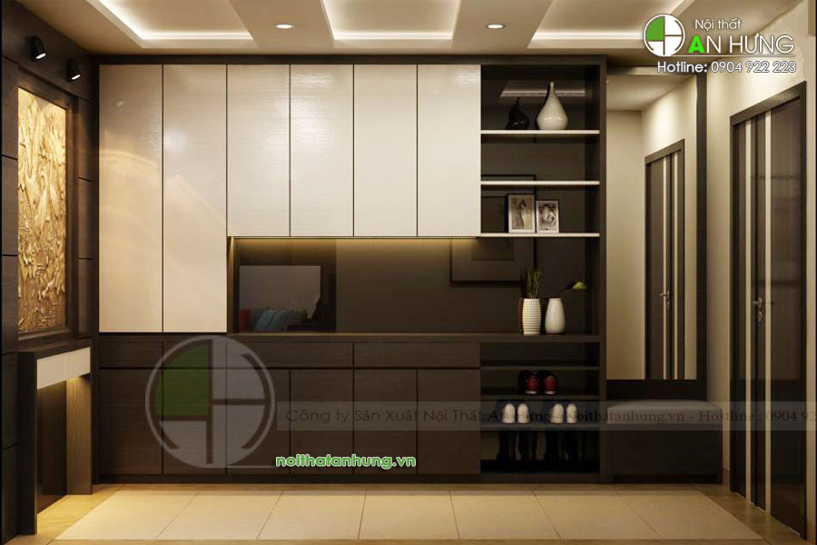 Mẫu tủ giày đẹp được yêu thích nhất hiện nay