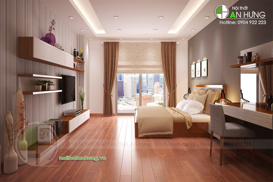 Lựa chọn phòng ngủ đẹp hiện đại cho không gian đẹp