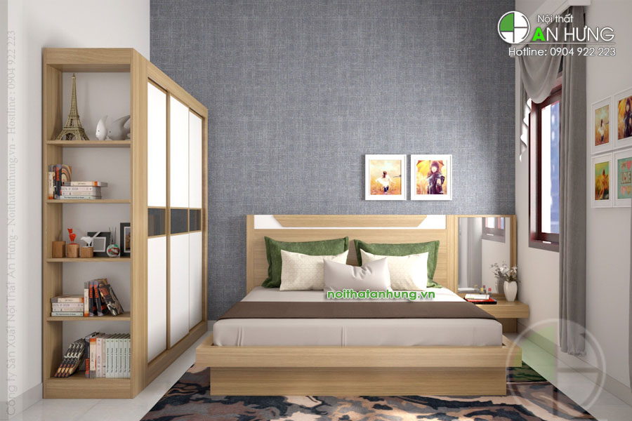 Các mẫu phòng ngủ đẹp đơn giản 15m2 đáng mua