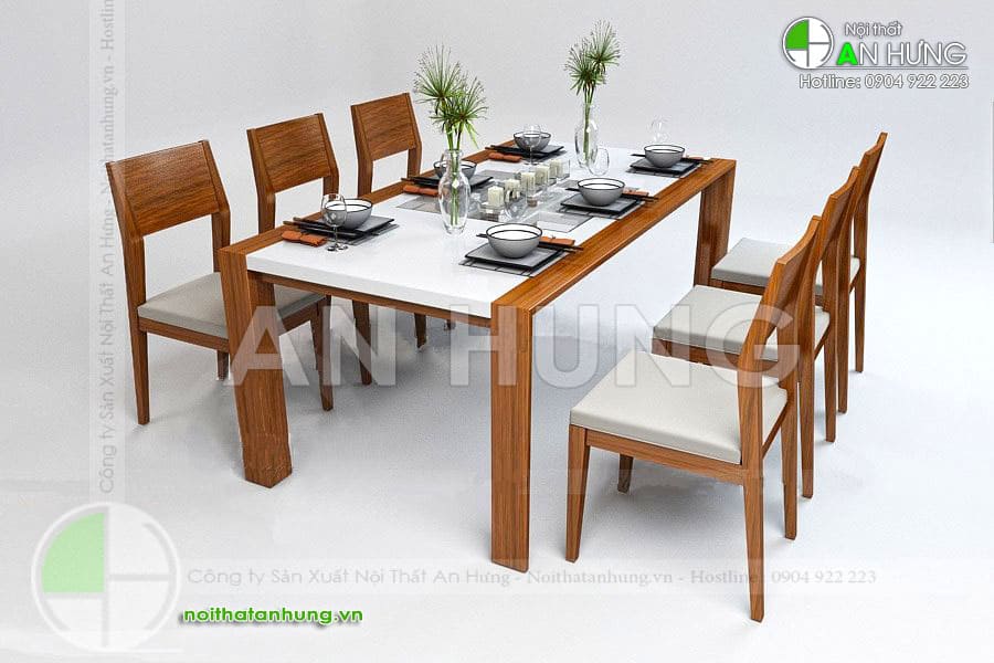 BỘ BÀN GHẾ ĂN GỖ - BGA02