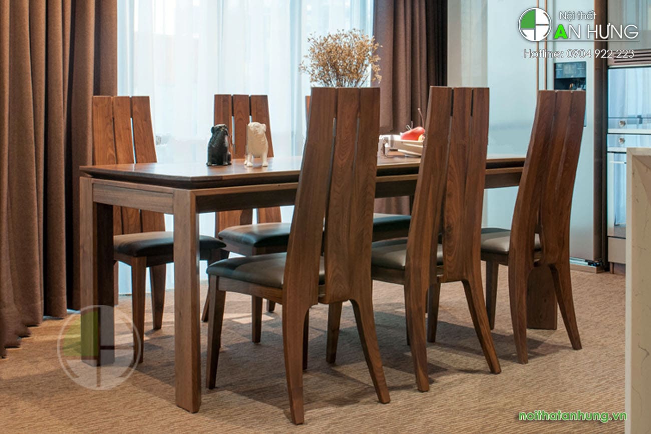 MẪU BỘ BÀN GHẾ ĂN CAO CẤP 6 GHẾ - BGA20