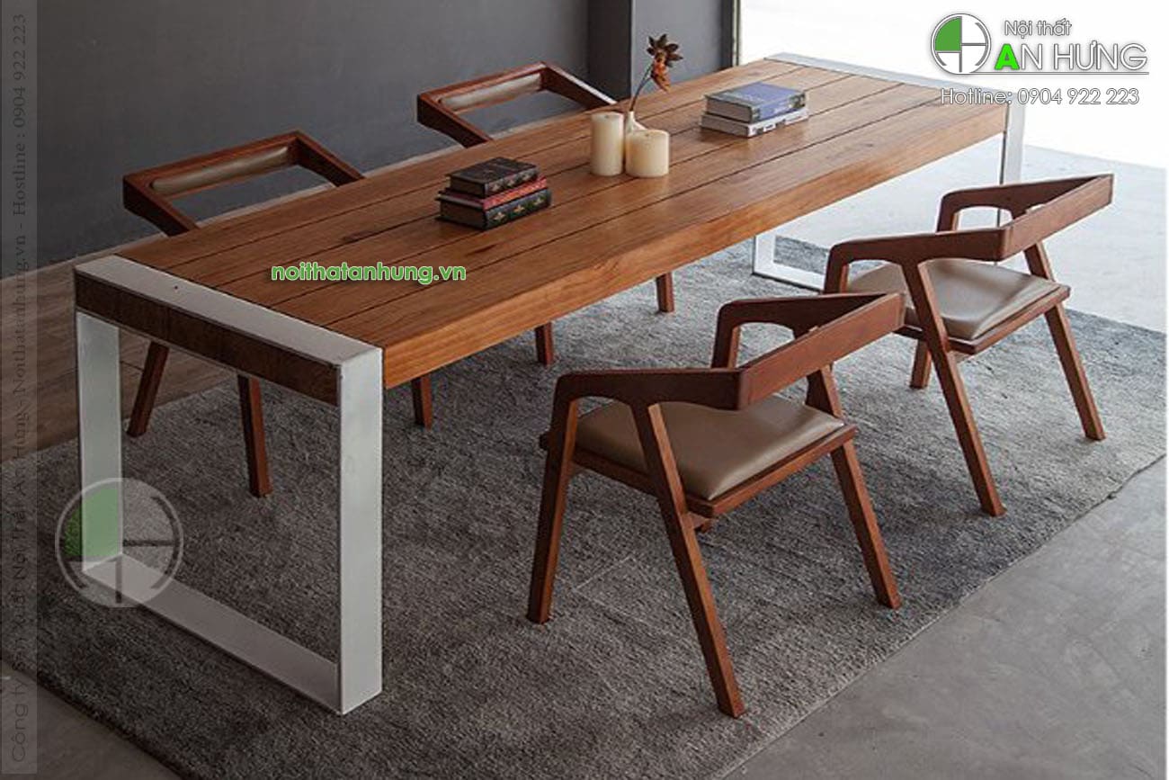 MẪU BÀN GHẾ ĂN 4 GHẾ ĐẸP ĐƠN GIẢN - BGA22