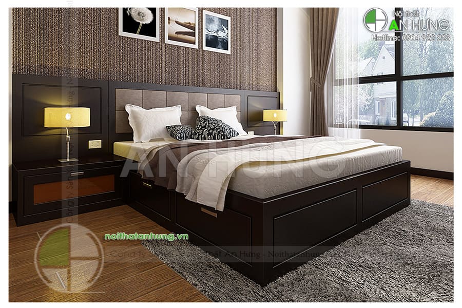 Giường ngủ có hộc kéo - GN07