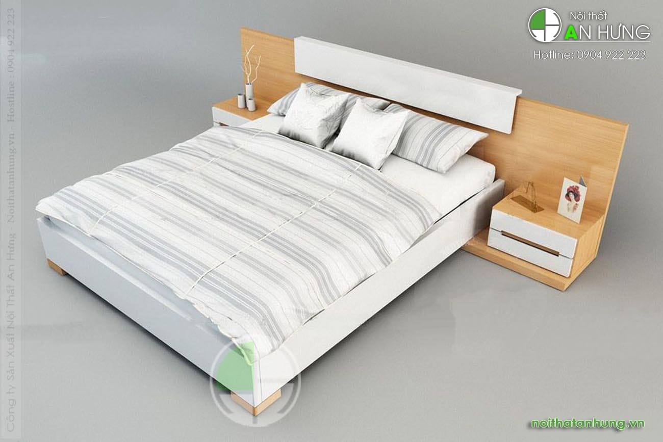 MẪU GIƯỜNG NGỦ GỖ ĐẸP - GN08