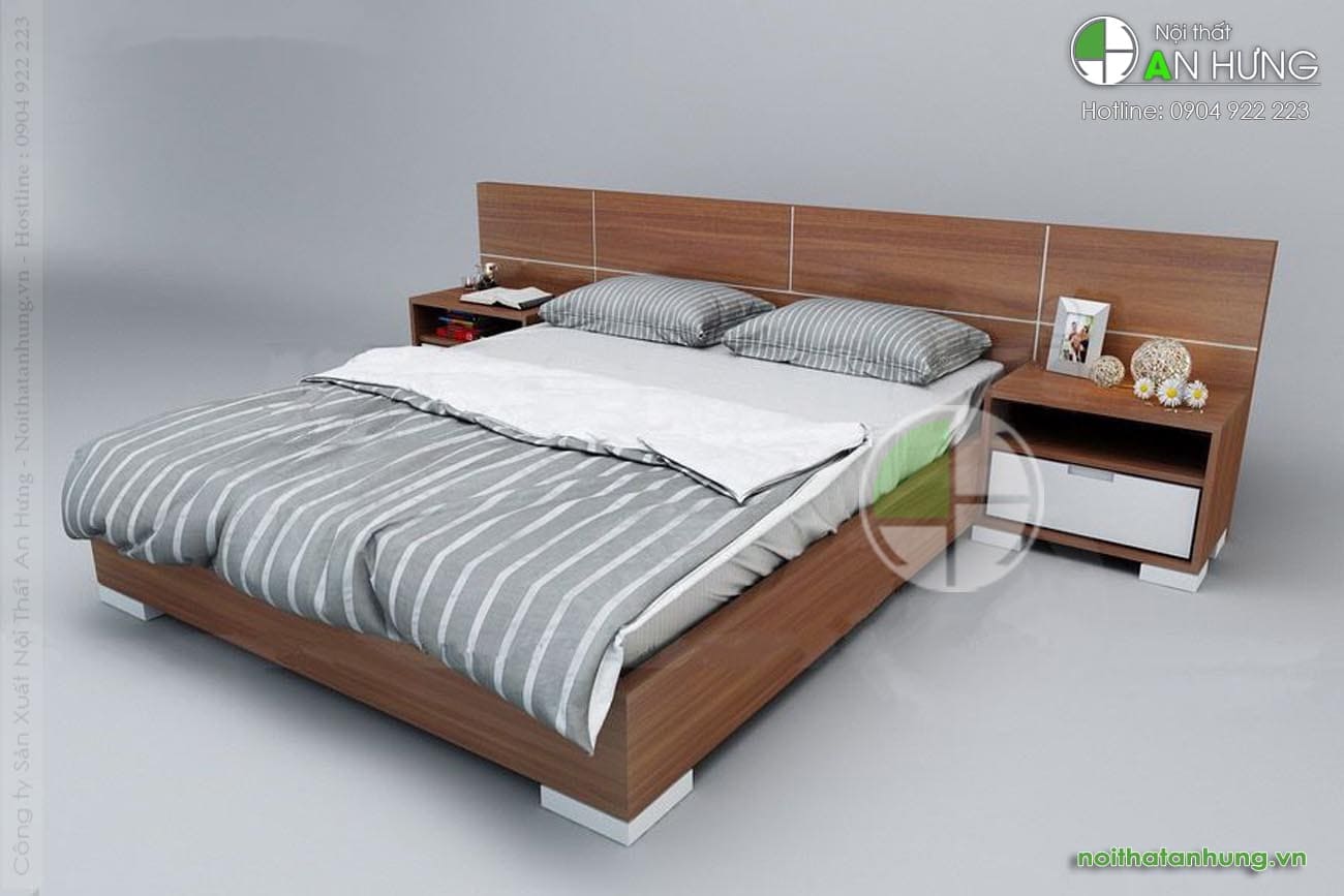 GIƯỜNG NGỦ GỖ XOAN ĐÀO ĐẸP - GN13