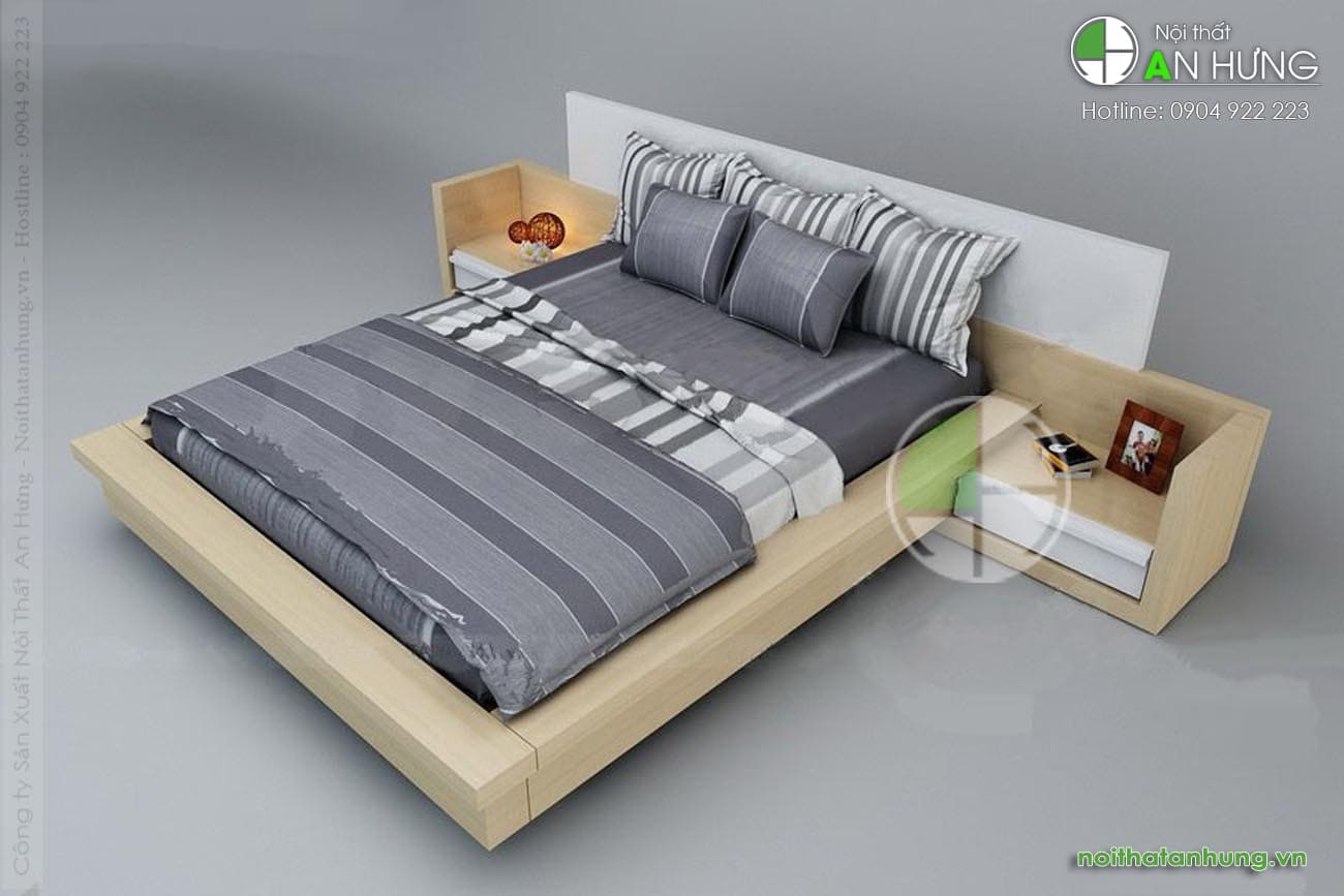 MẪU GIƯỜNG NGỦ GỖ ĐẸP HIỆN ĐẠI- GN19