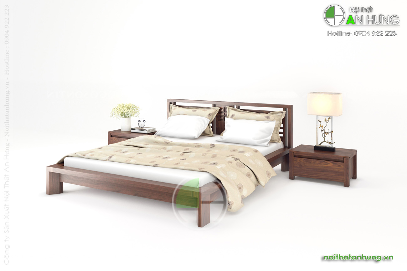 MẪU GIƯỜNG NGỦ ĐƠN GIẢN ĐẸP - GN44