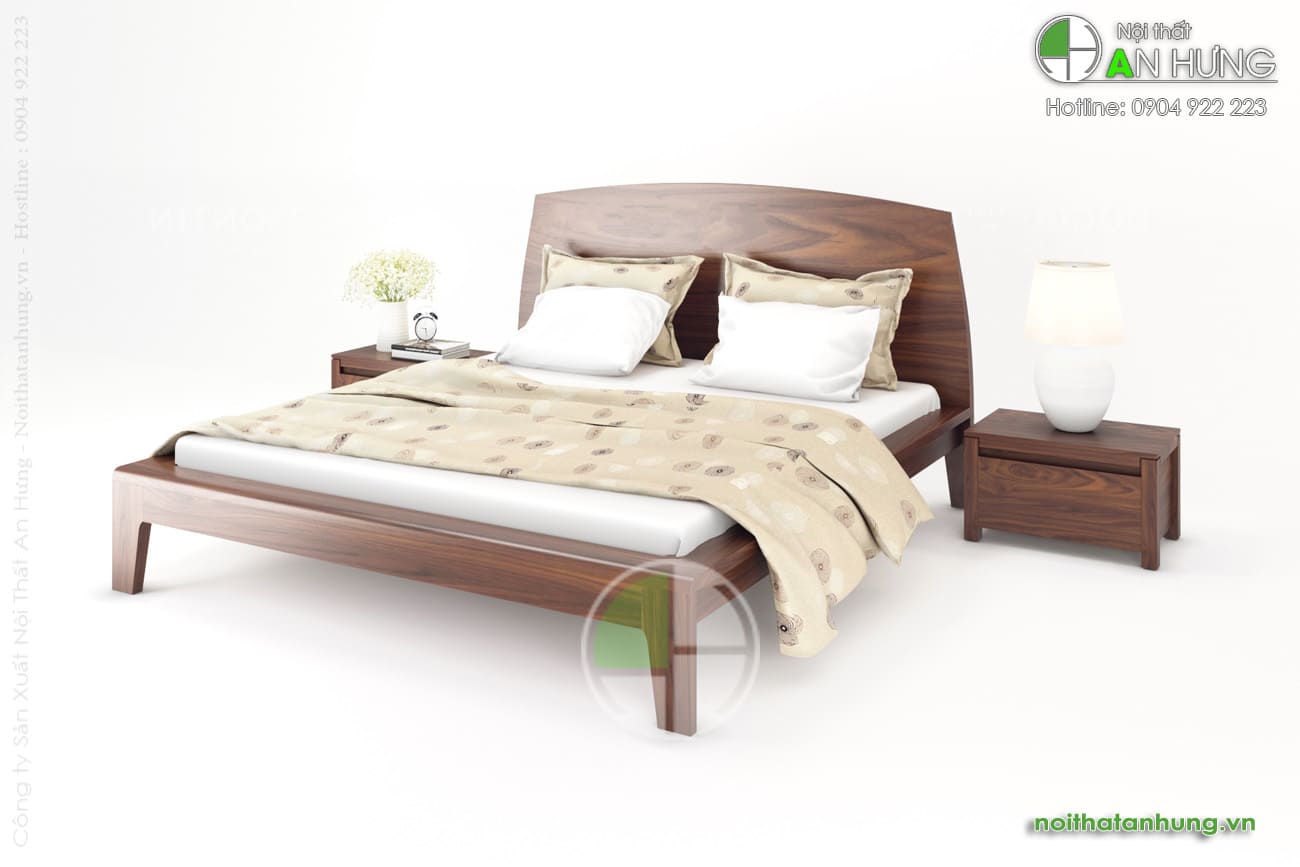 MẪU GIƯỜNG NGỦ GỖ ĐƠN GIẢN HIỆN ĐẠI ĐẸP - GN50