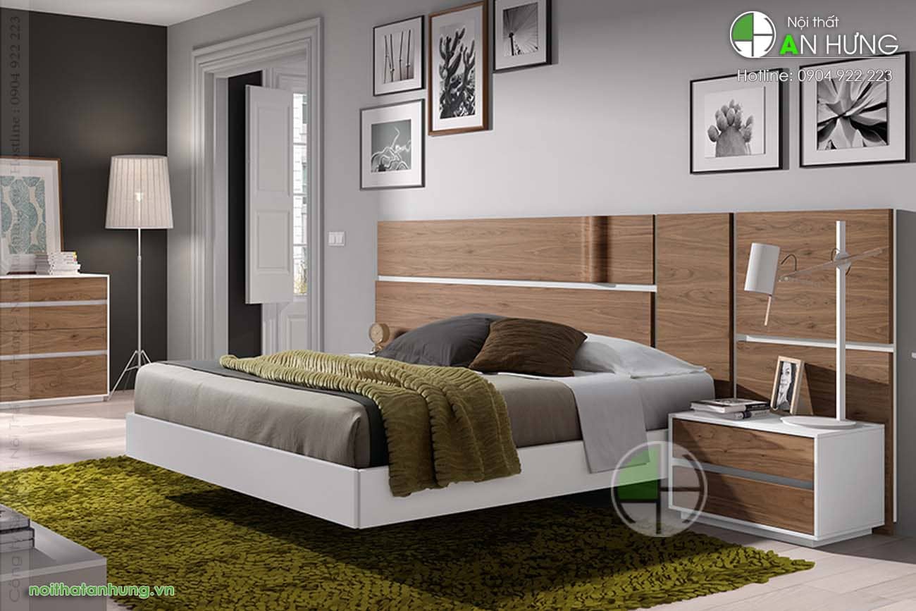 MẪU GIƯỜNG GỖ CÔNG NGHIỆP ĐẸP HIỆN ĐẠI - GT99