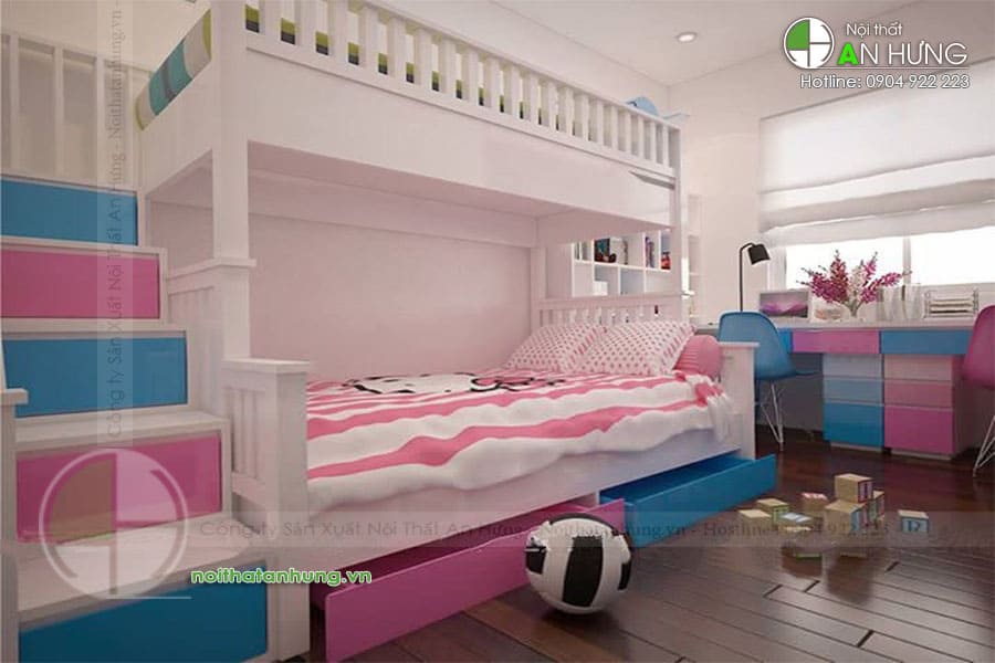 MẪU GIƯỜNG TẦNG CHO BÉ - GT02