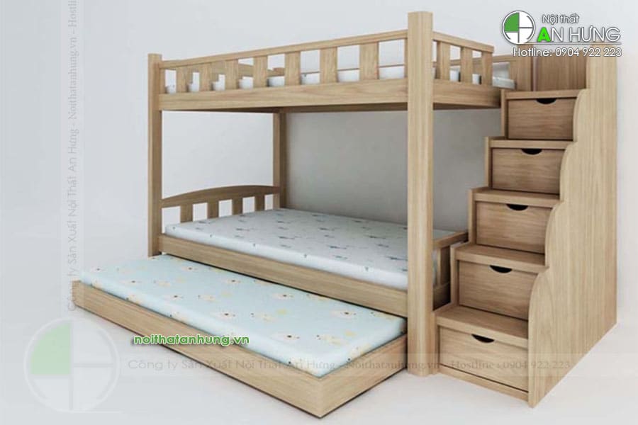 MẪU GIƯỜNG GIƯỜNG TẦNG KẾT HỌP BÀN HỌC - GT09