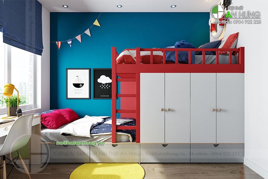 Mẫu thiết kế giường tầng mới nhất - GT15
