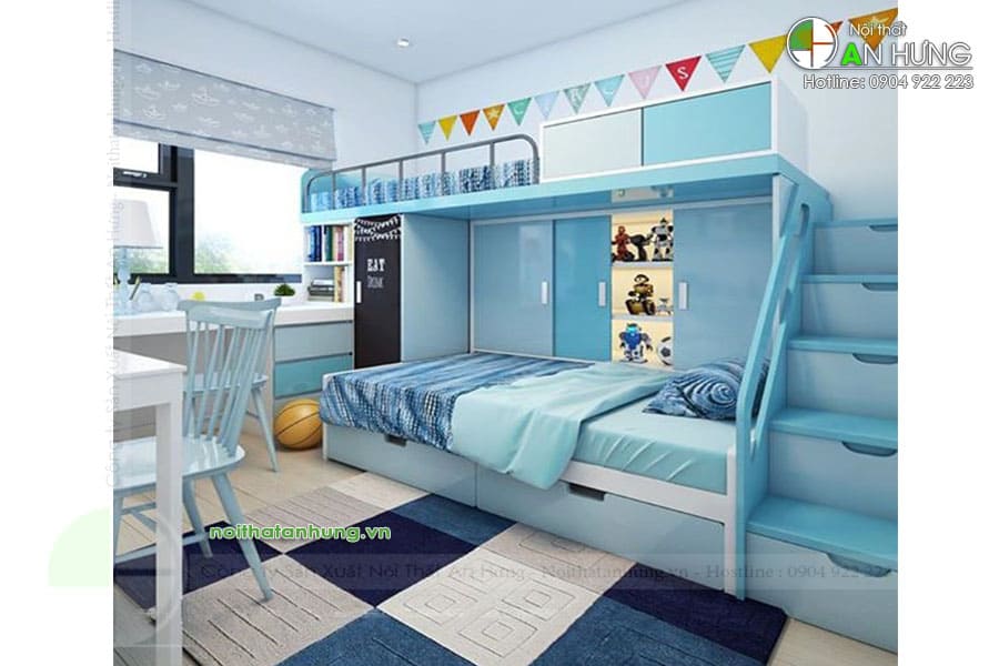 MẪU GIƯỜNG TẦNG CHO BÉ ĐẸP - GT16
