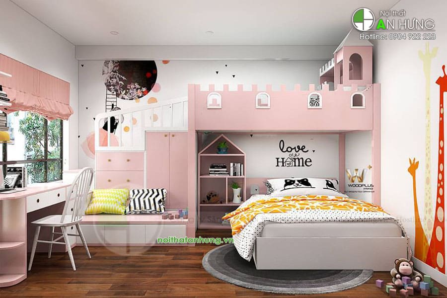 MẪU GIƯỜNG TẦNG ĐA NĂNG ĐẸP - GT28