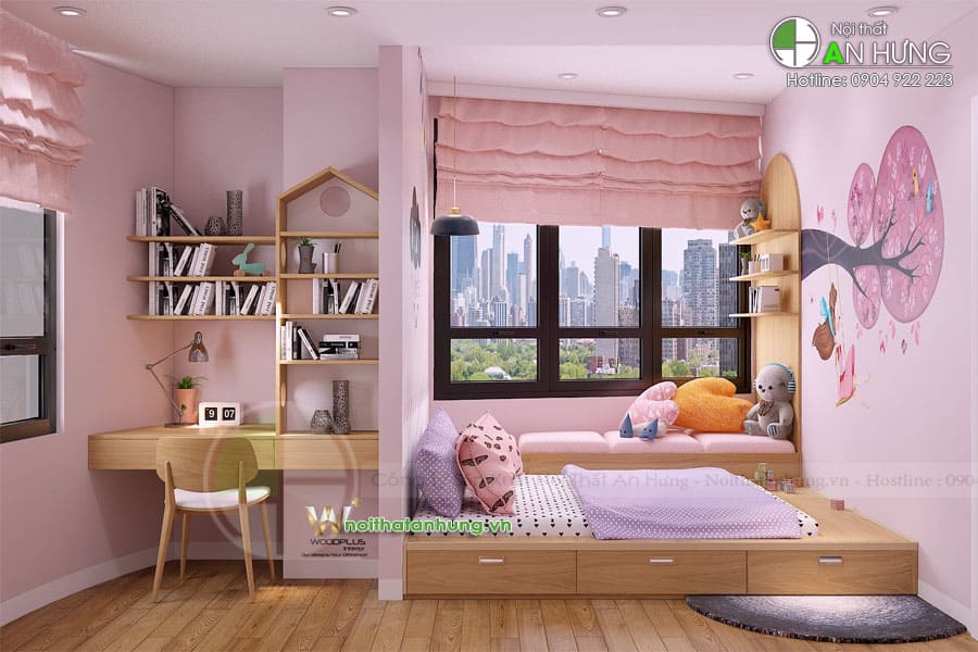 MẪU GIƯỜNG ĐẸP HIỆN ĐẠI THOẢI MÁI CHO BÉ - GT29