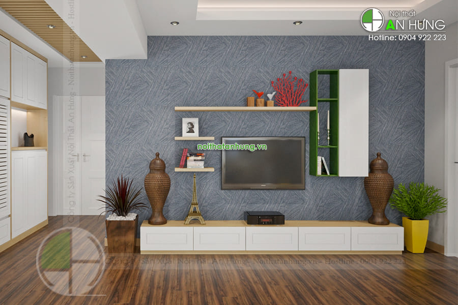 MẪU KỆ TIVI PHÒNG KHÁCH ĐƠN GIẢN - KTV10