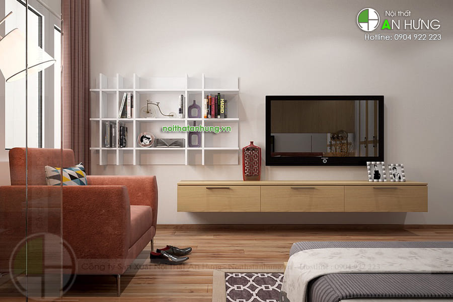 MẪU KỆ TIVI GỖ - KTV22