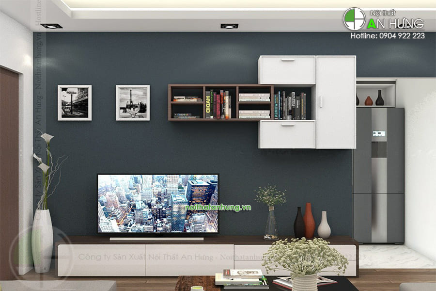 MẪU KỆ TIVI GỖ TỰ NHIÊN HIỆN ĐẠI - KTV24