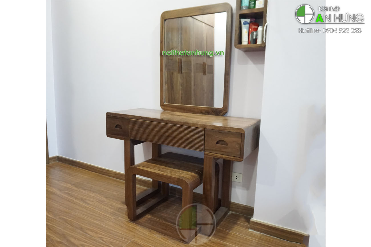 Mẫu bàn trang điểm gỗ óc chó - GG01