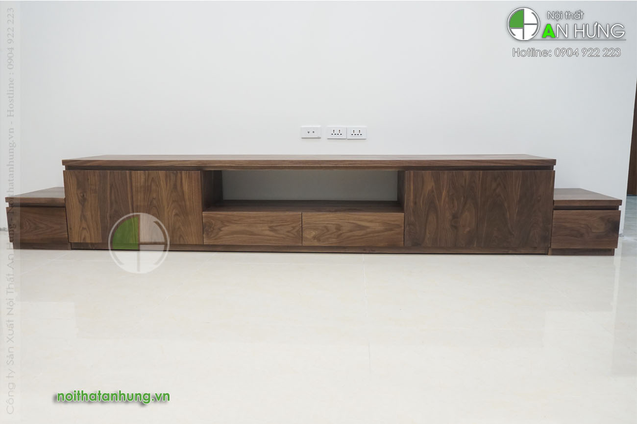Mẫu kệ tivi gỗ óc chó đẹp -  BB32