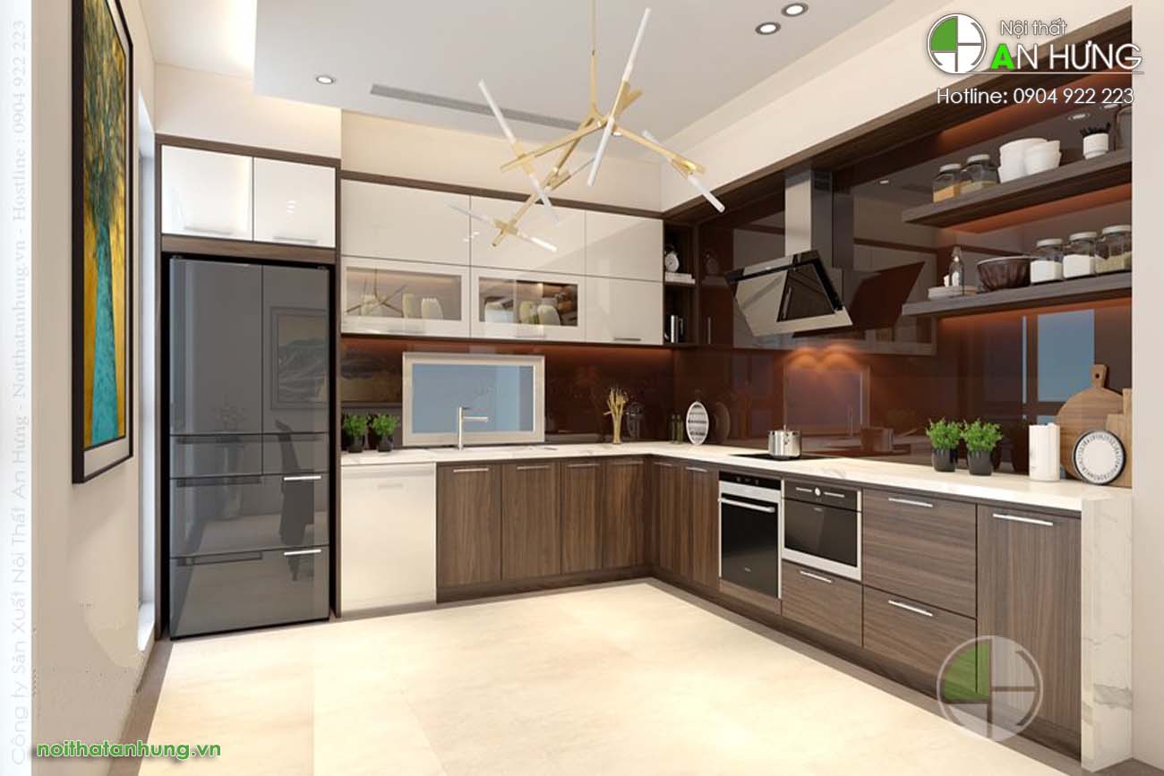 Mẫu tủ bếp đẹp - HH06
