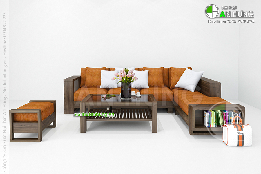 MẪU SOFA GỖ GÓC ĐẸP - SFG05
