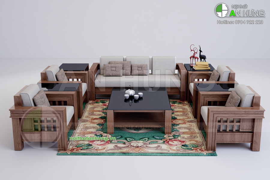 MẪU SOFA GỖ HIỆN ĐẠI ĐẸP- SFG11