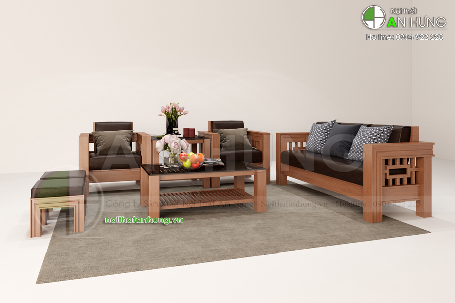 MẪU SOFA GỖ HIỆN ĐẠI - SFG12