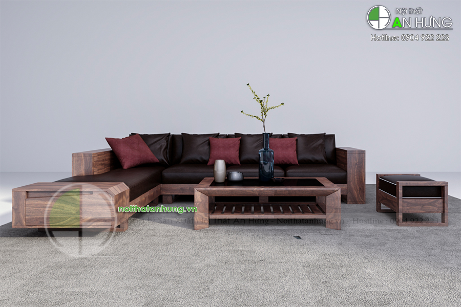 MẪU BÀN GHẾ PHÒNG KHÁCH GỖ TỰ NHIÊN ĐẸP - SFG24